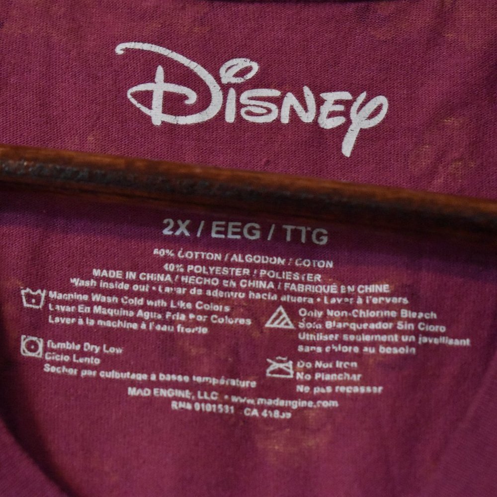 Disney Simba Cropped Purple T-Shirt View 2